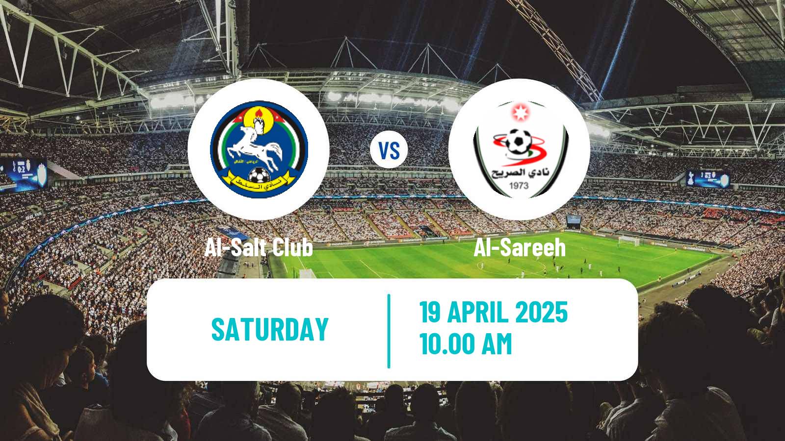 Soccer Jordan Premier League Al-Salt - Al-Sareeh