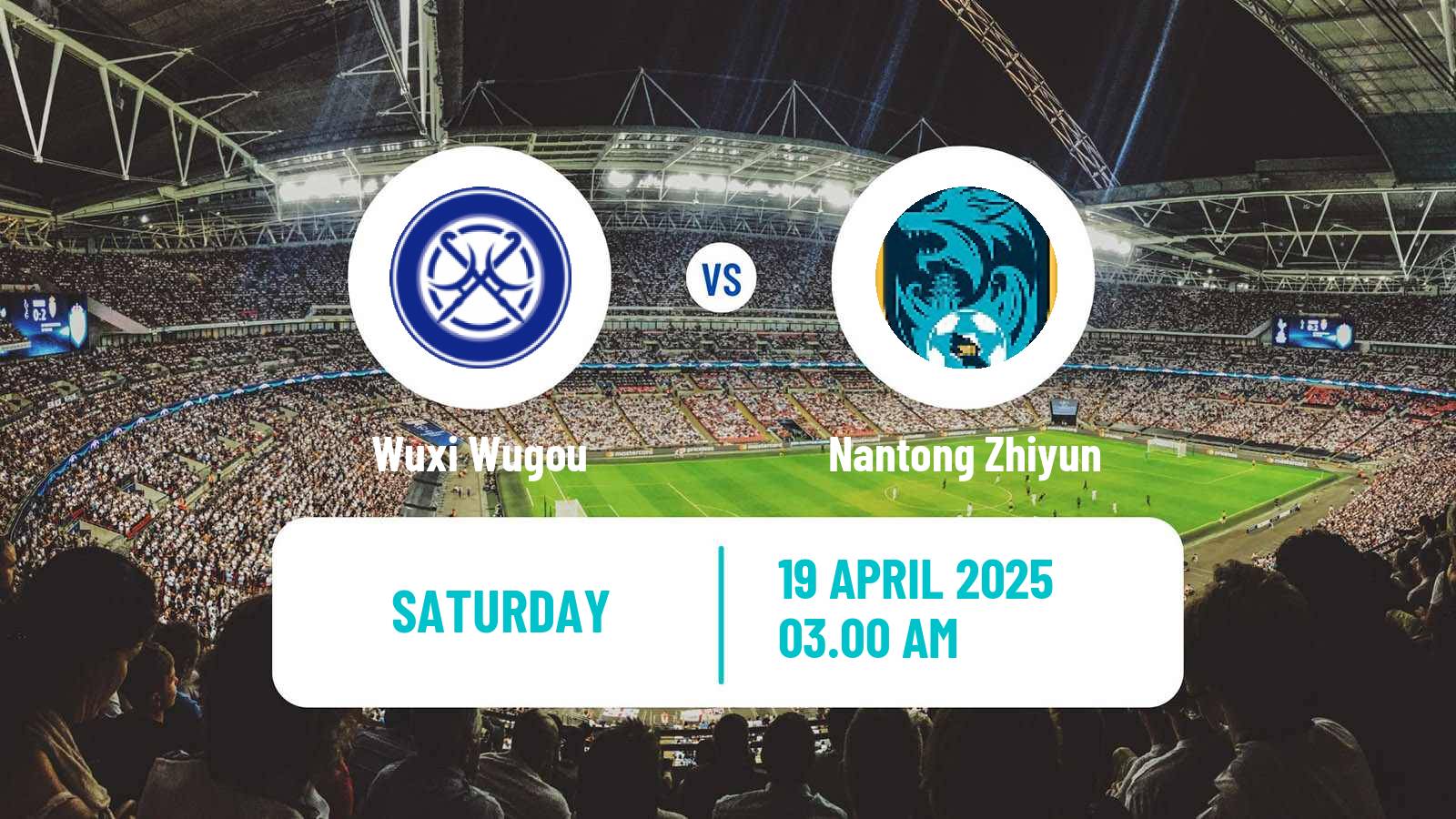 Soccer Chinese FA Cup Wuxi Wugou - Nantong Zhiyun