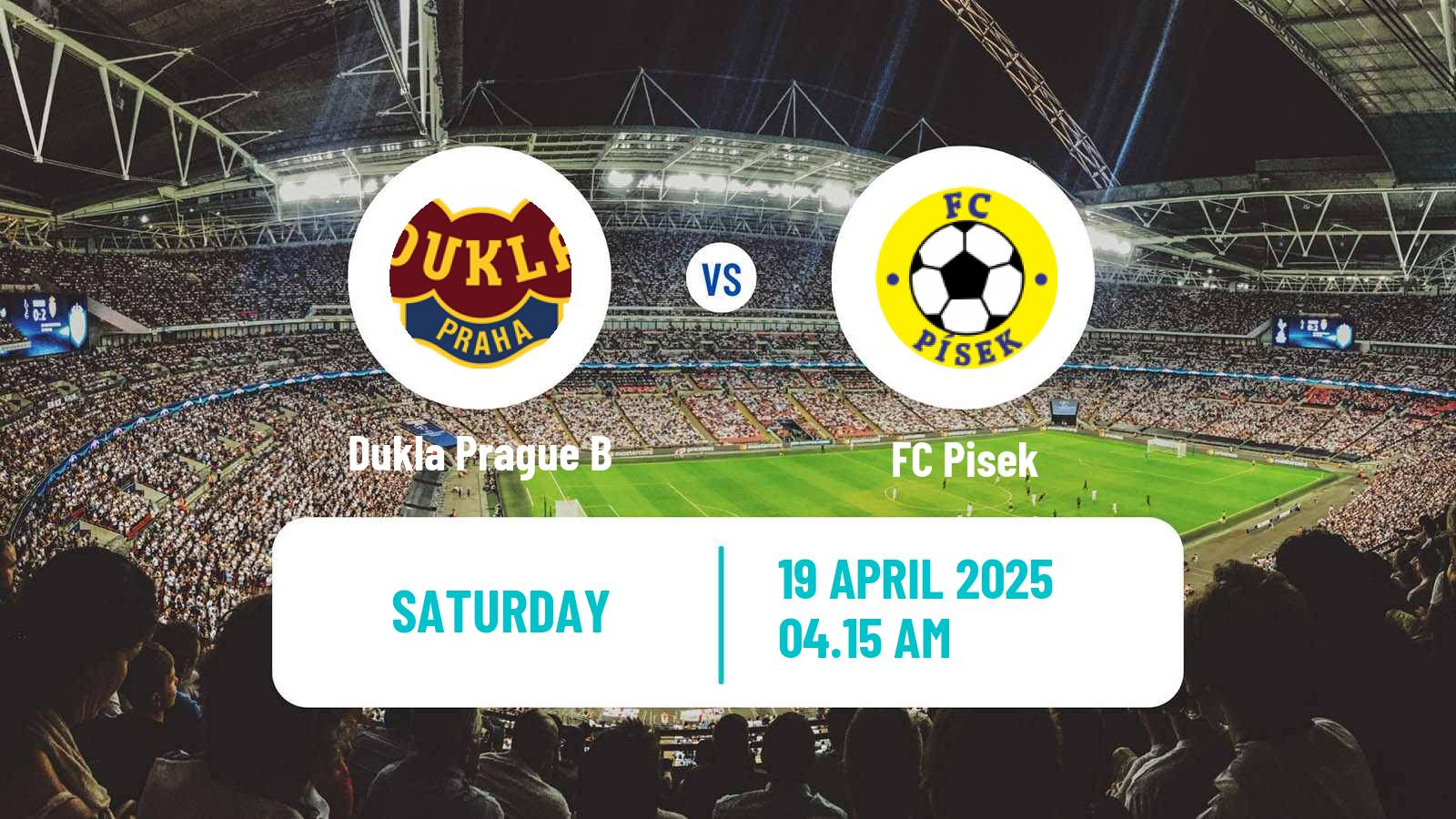 Soccer Czech CFL Group A Dukla Prague B - Pisek
