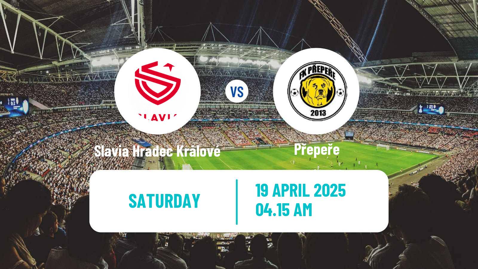 Soccer Czech Division C Slavia Hradec Králové - Přepeře