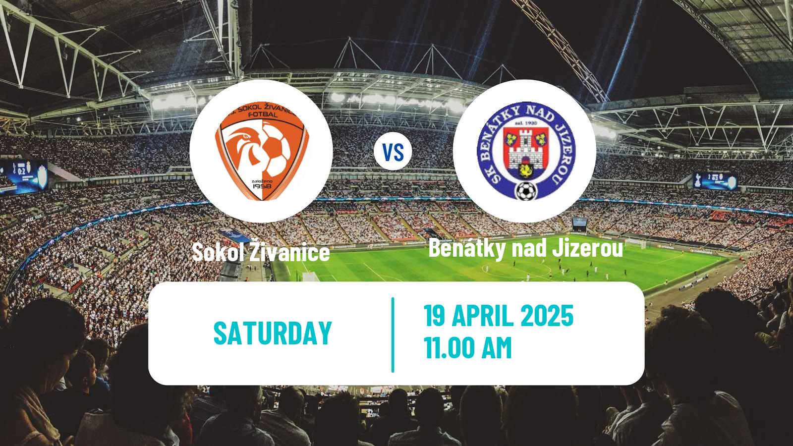 Soccer Czech CFL Group B Sokol Živanice - Benátky nad Jizerou