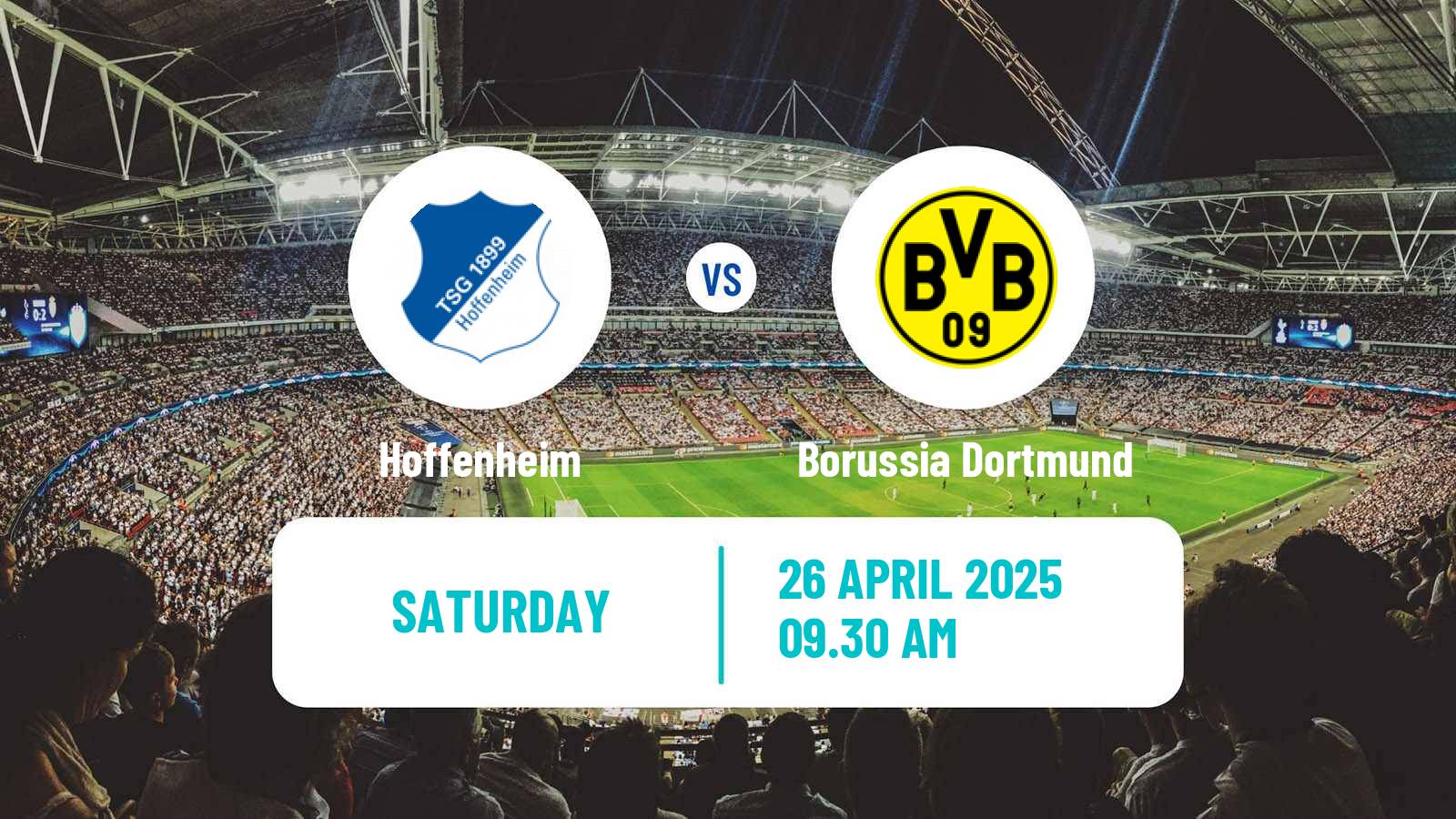 Soccer German Bundesliga Hoffenheim - Borussia Dortmund