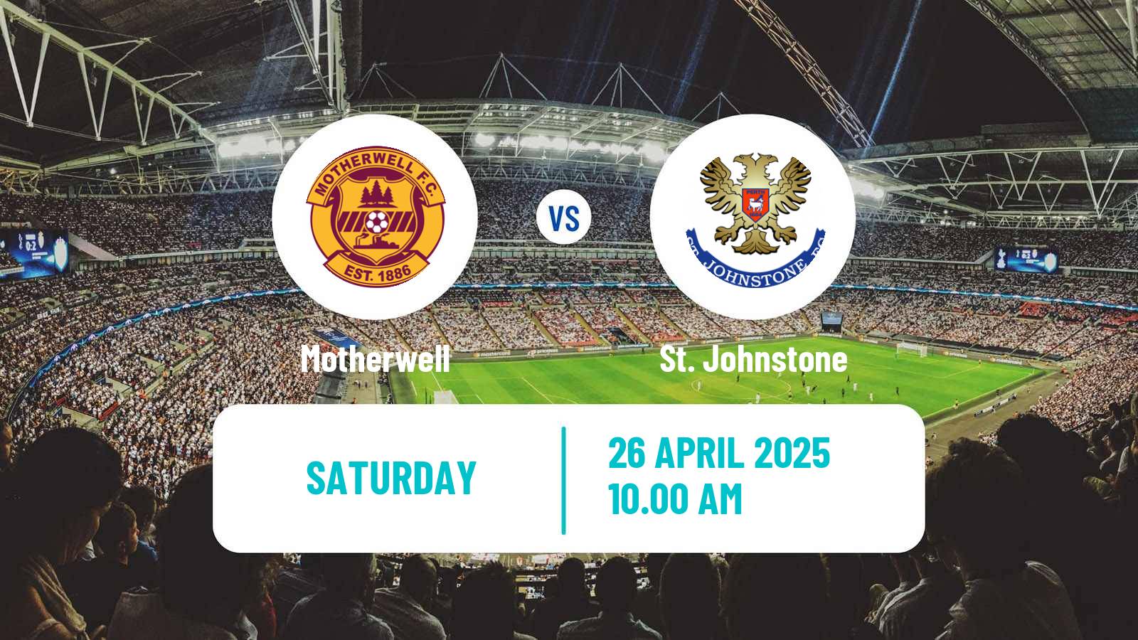 Soccer Scottish Premier League Motherwell - St. Johnstone