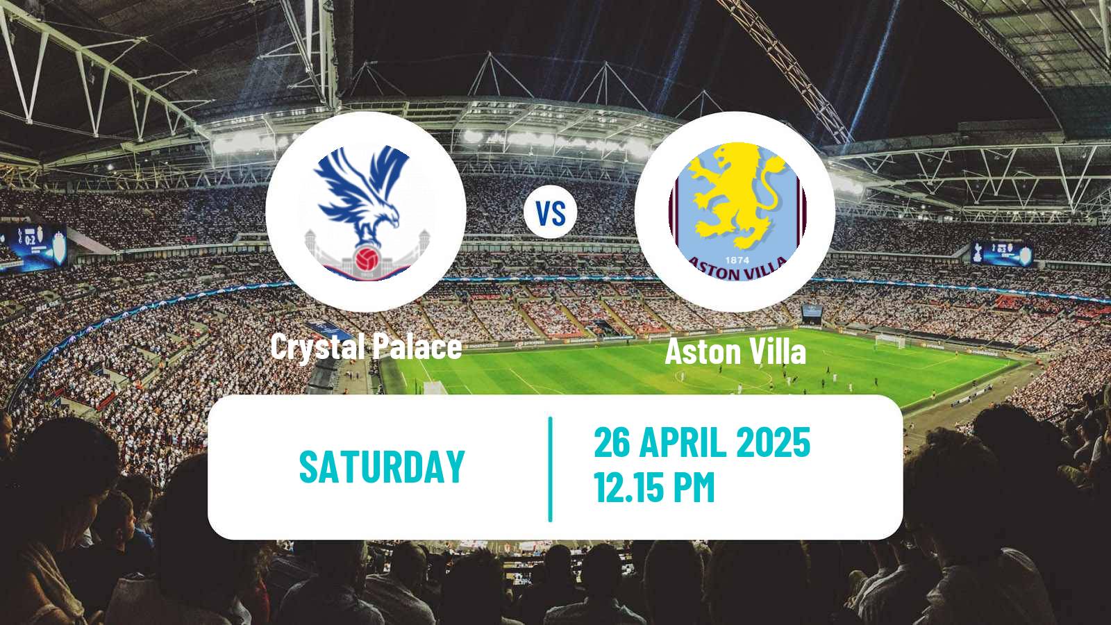 Football English FA Cup Crystal Palace - Aston Villa
