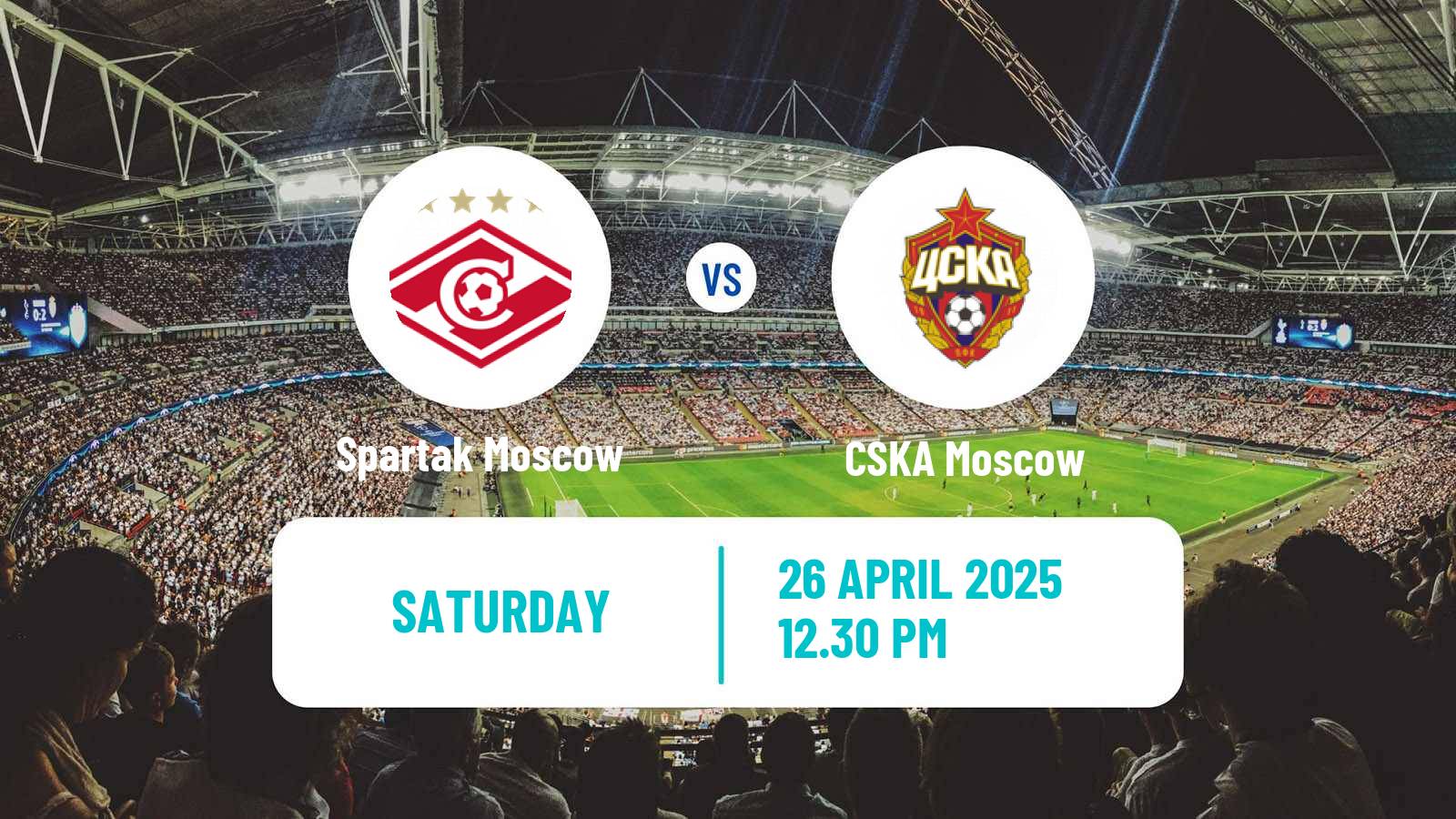 Soccer Russian Premier League Spartak Moscow - CSKA Moscow