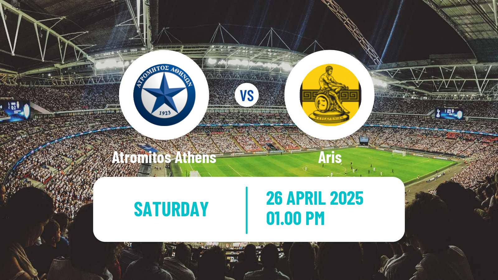 Soccer Greek Super League Atromitos Athens - Aris
