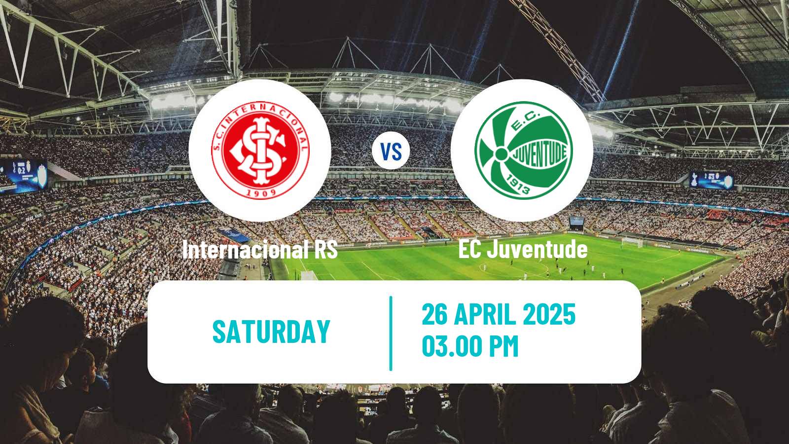 Soccer Brazilian Serie A Internacional RS - Juventude
