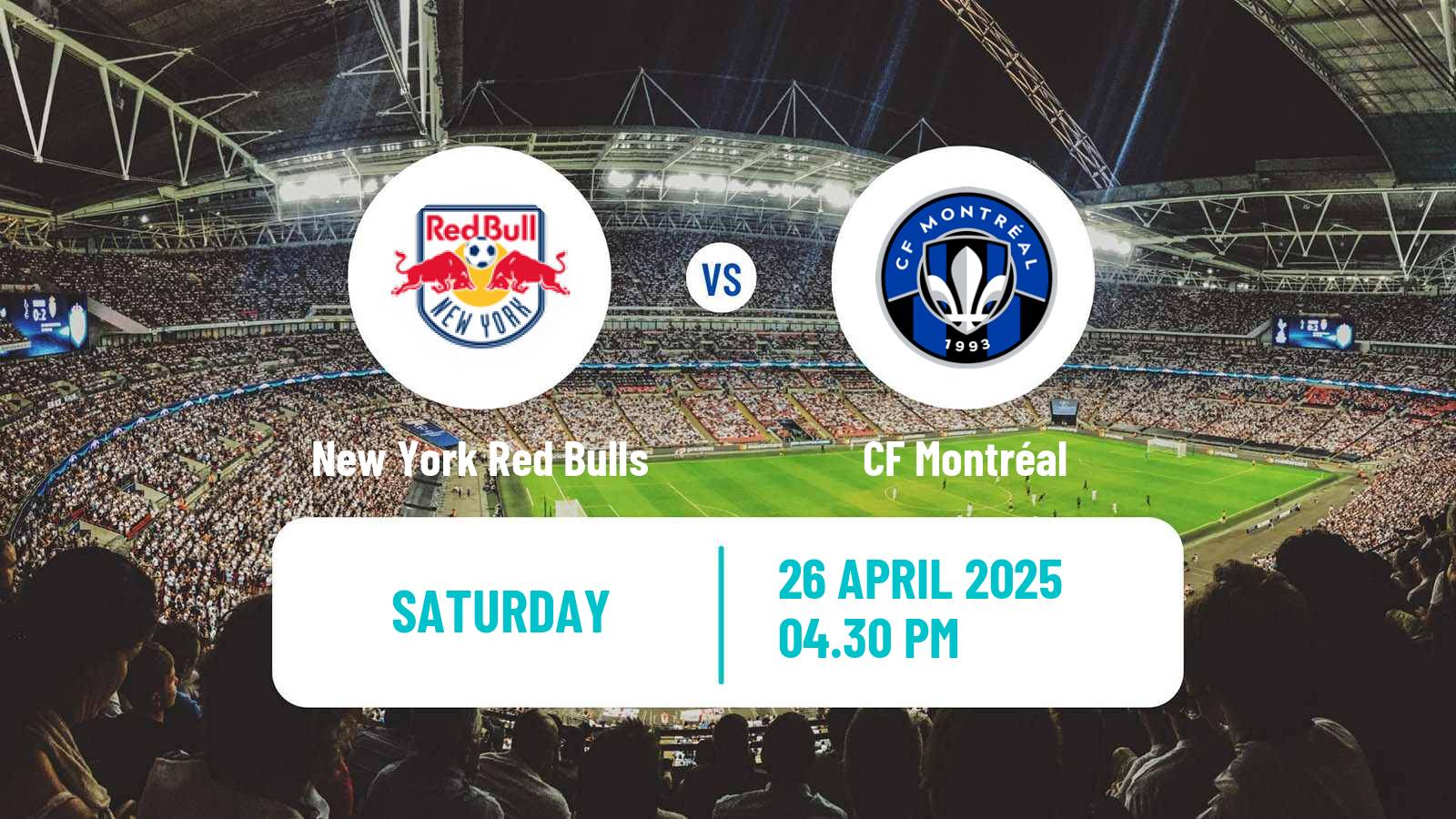 Soccer MLS New York Red Bulls - CF Montréal