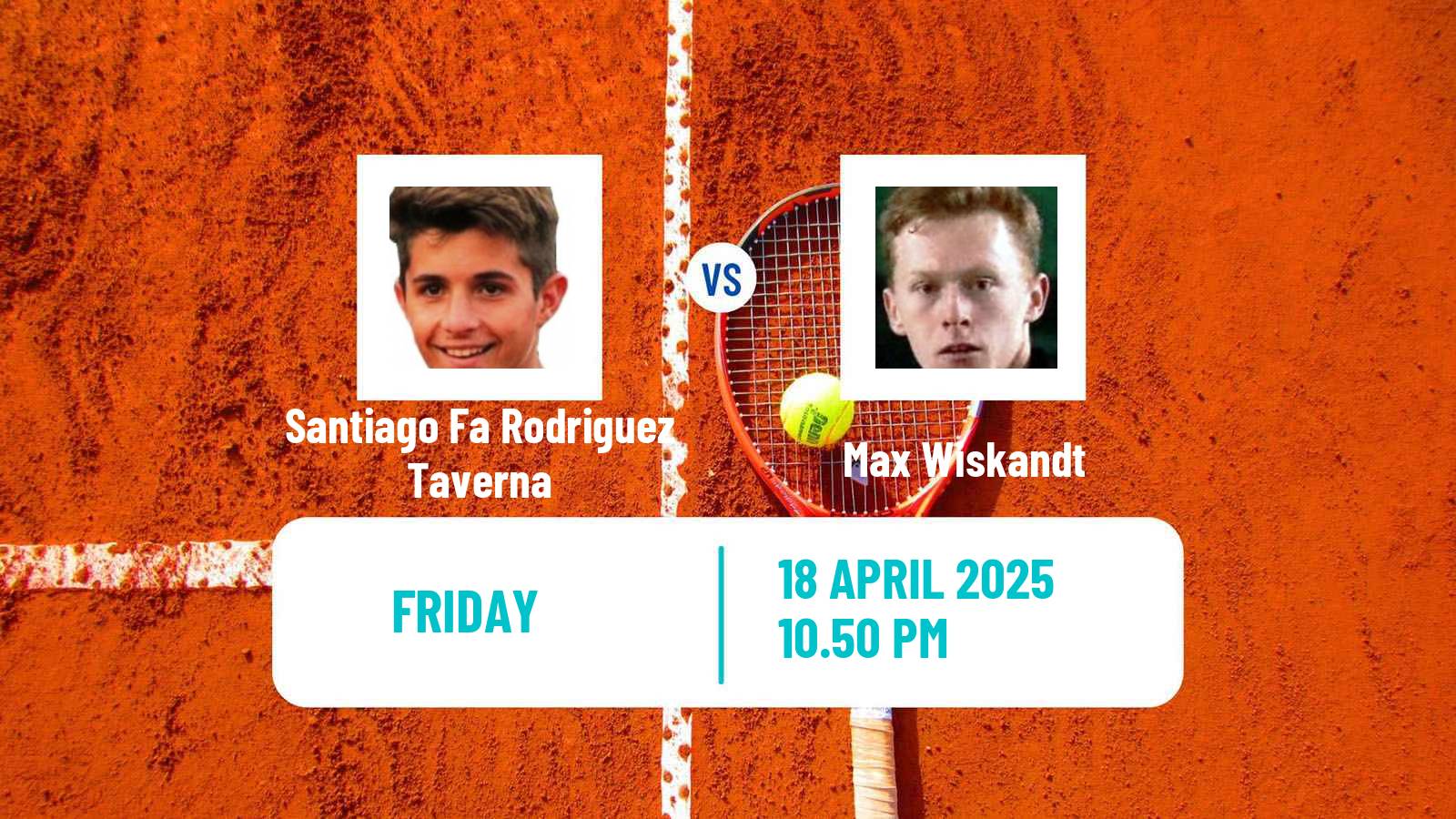 Tennis San Luis Potosi Challenger Men Santiago Fa Rodriguez Taverna - Max Wiskandt