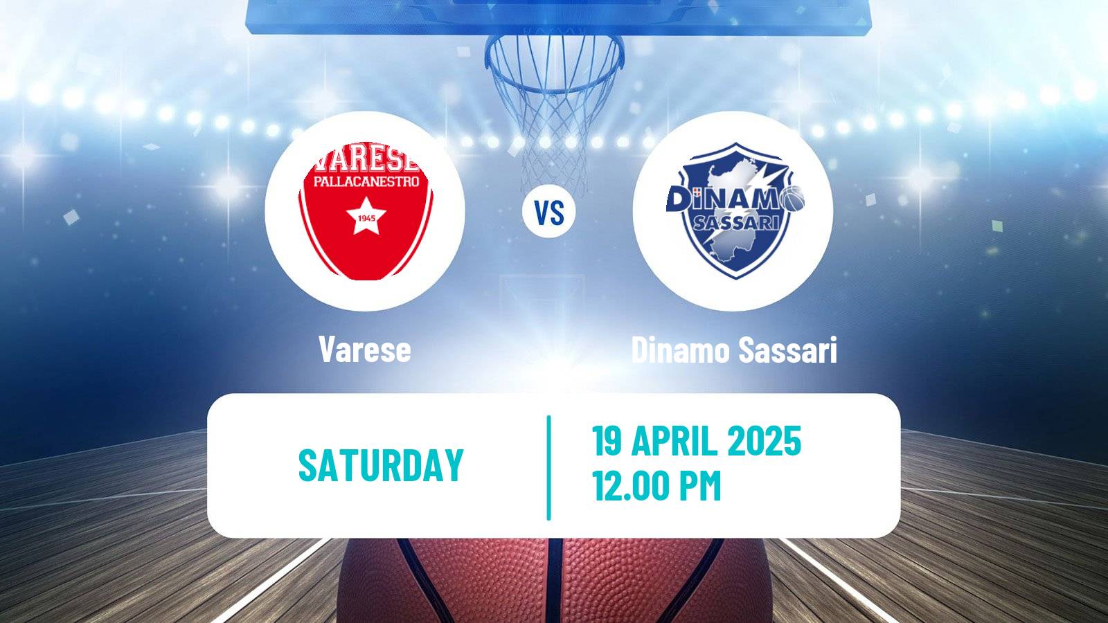 Basketball Italian Lega A Basketball Varese - Dinamo Sassari