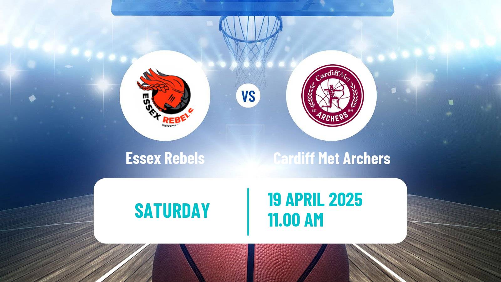 Basketball British WBBL Essex Rebels - Cardiff Met Archers