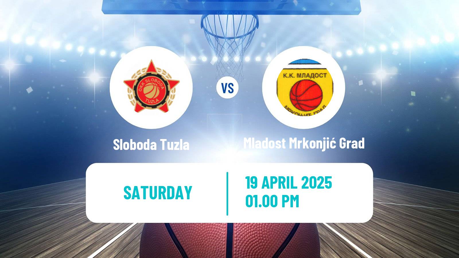 Basketball Bosnian Prvenstvo Basketball Sloboda Tuzla - Mladost Mrkonjić Grad