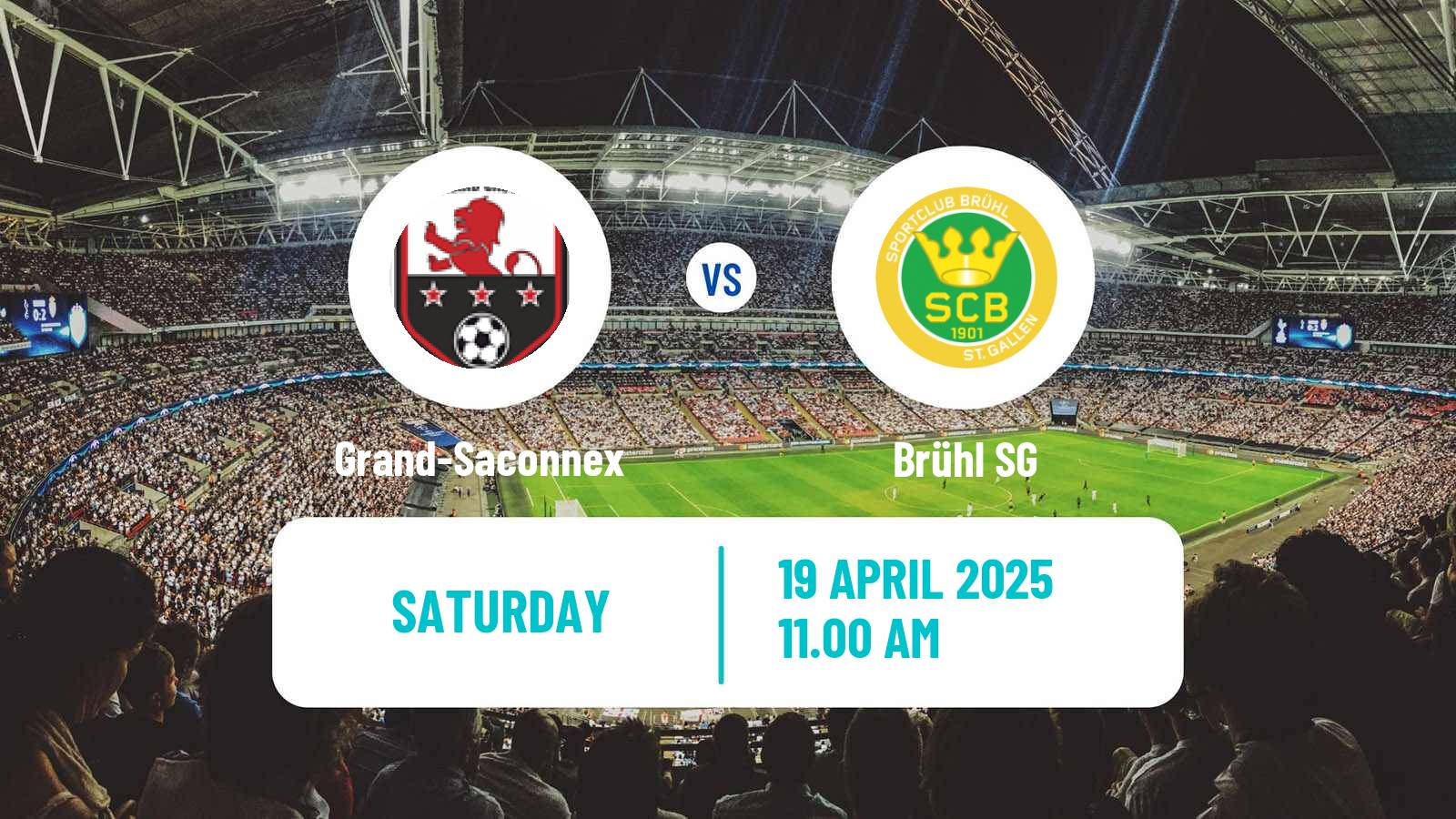 Soccer Swiss Promotion League Grand-Saconnex - Brühl