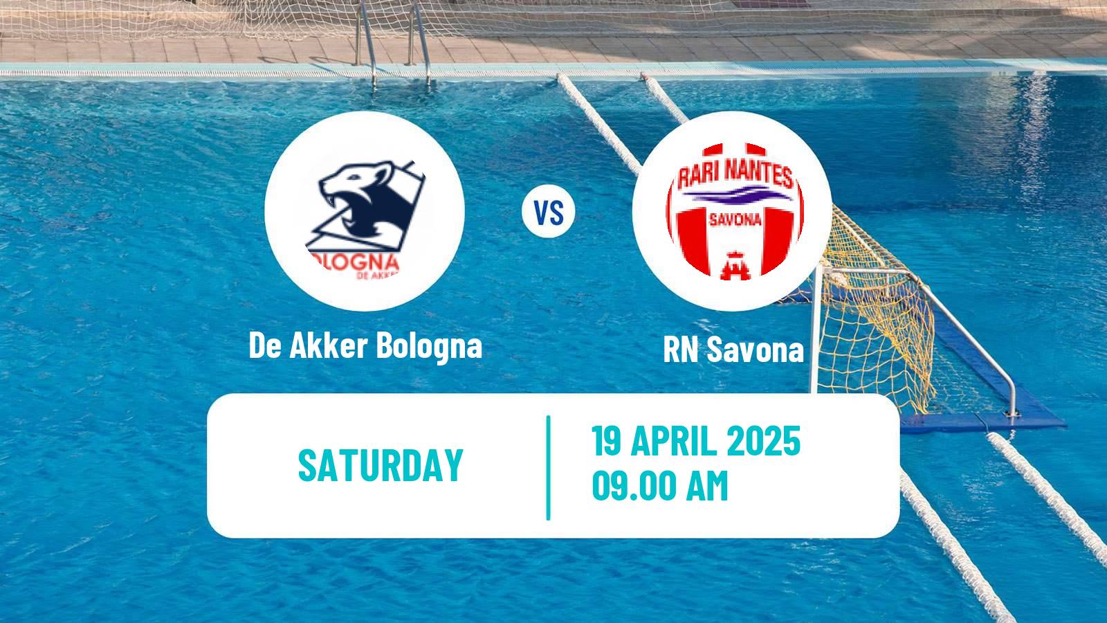 Water polo Italian A1 Water Polo De Akker Bologna - Savona