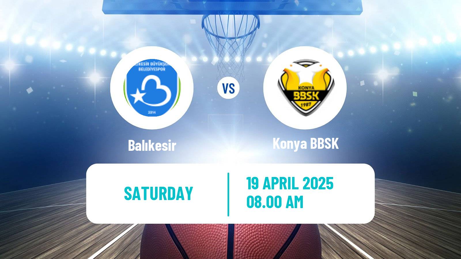 Basketball Turkish TBL Balıkesir - Konya BBSK