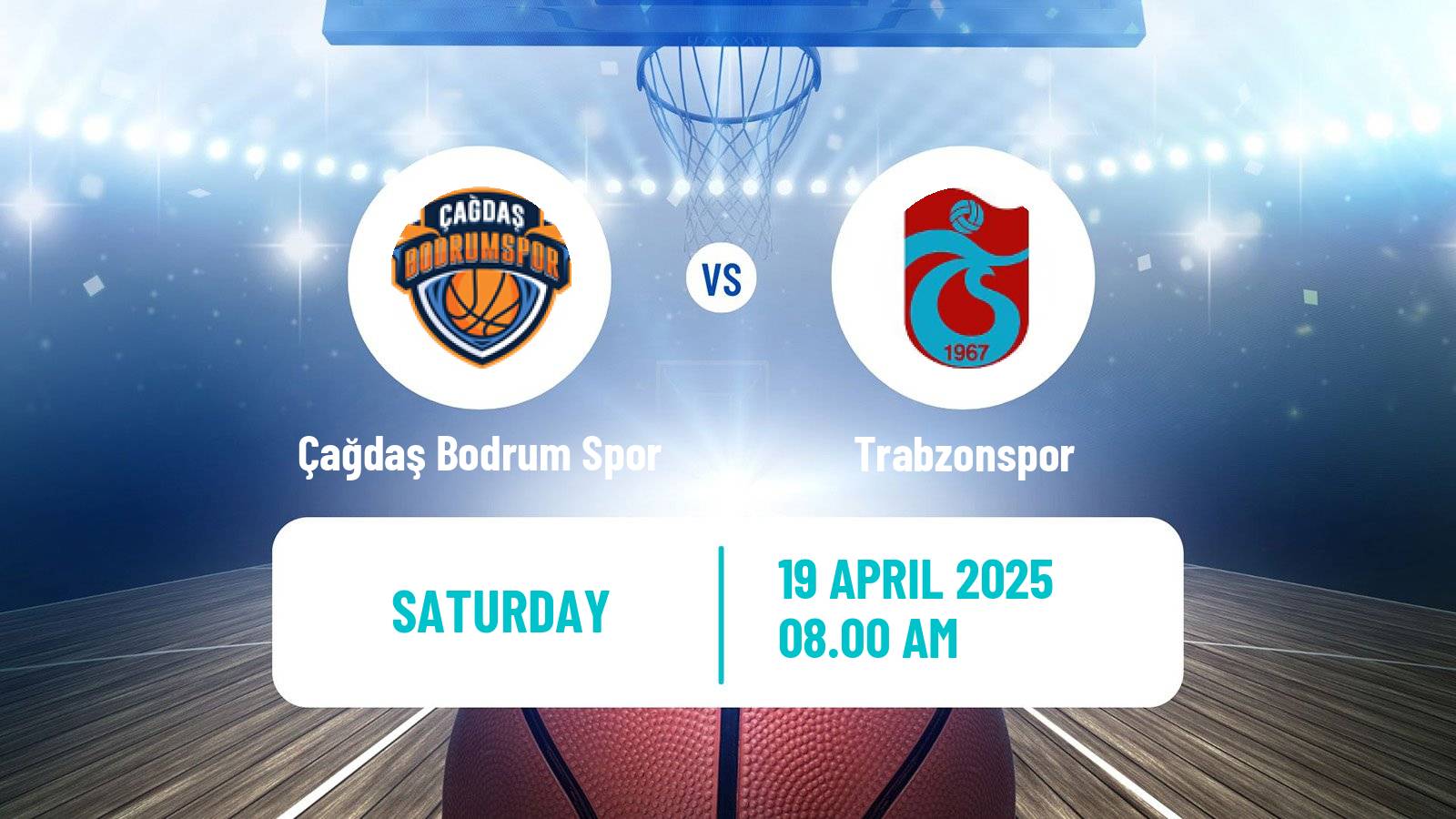 Basketball Turkish TBL Çağdaş Bodrum Spor - Trabzonspor