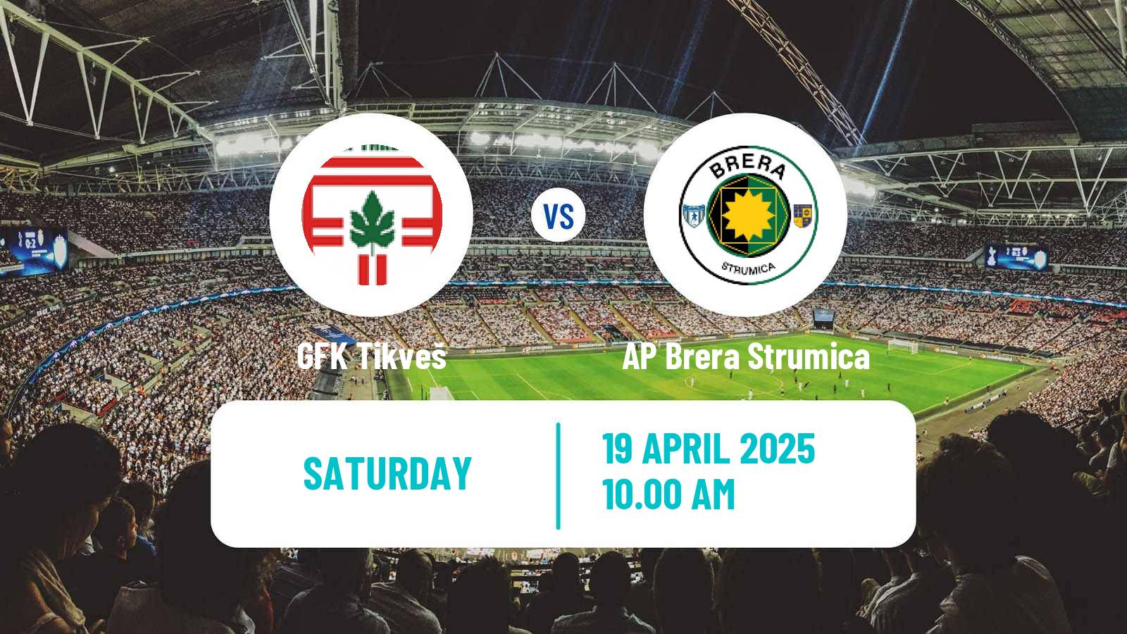 Soccer North Macedonian 1 MFL Tikveš - AP Brera Strumica