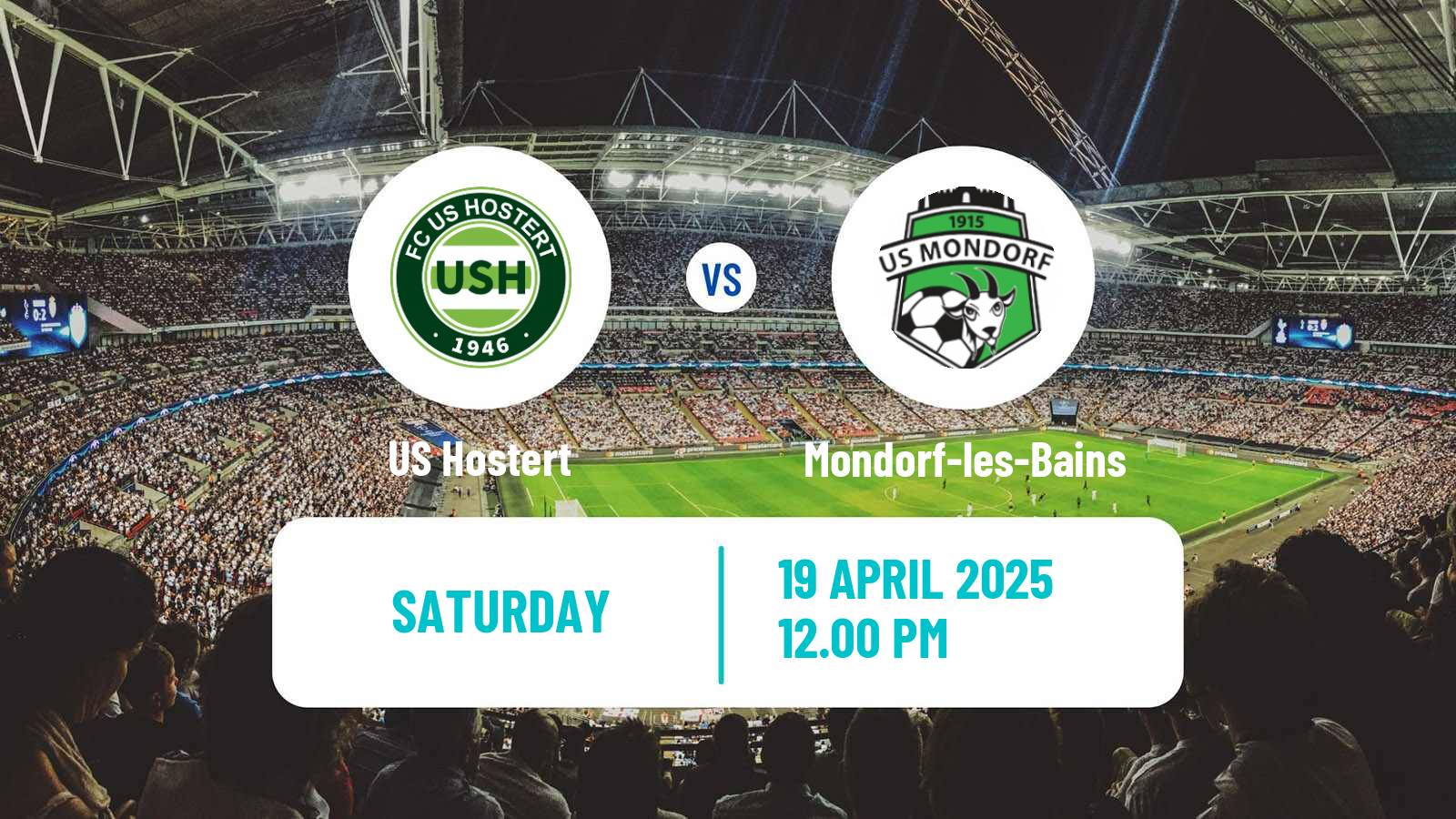 Soccer Luxembourg National Division Hostert - Mondorf-les-Bains