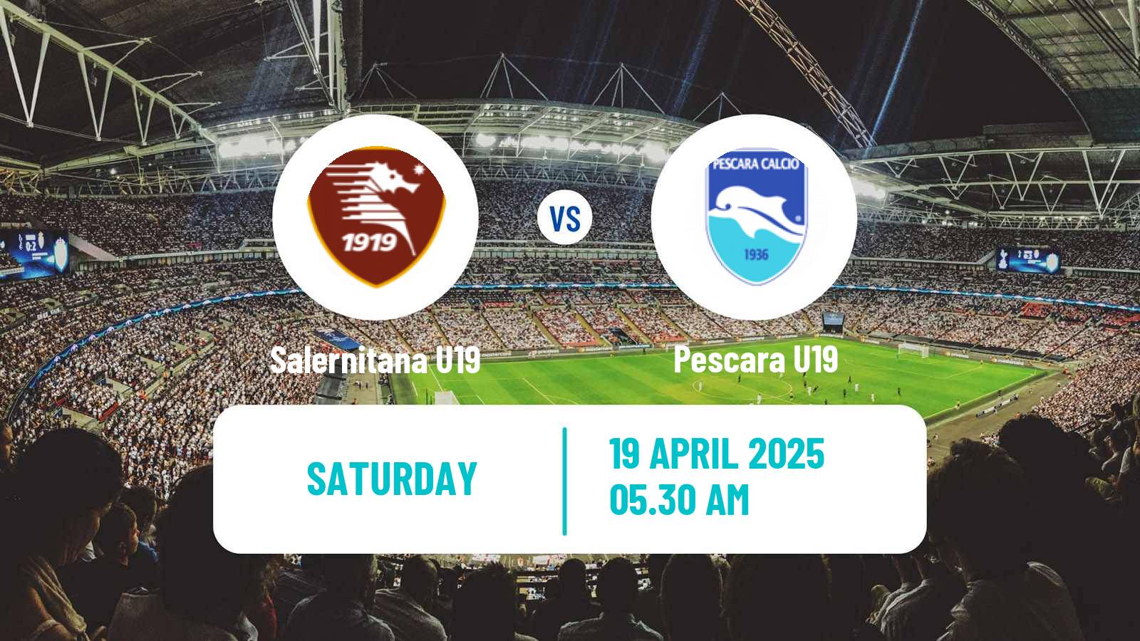 Soccer Italian Primavera 2 Salernitana U19 - Pescara U19