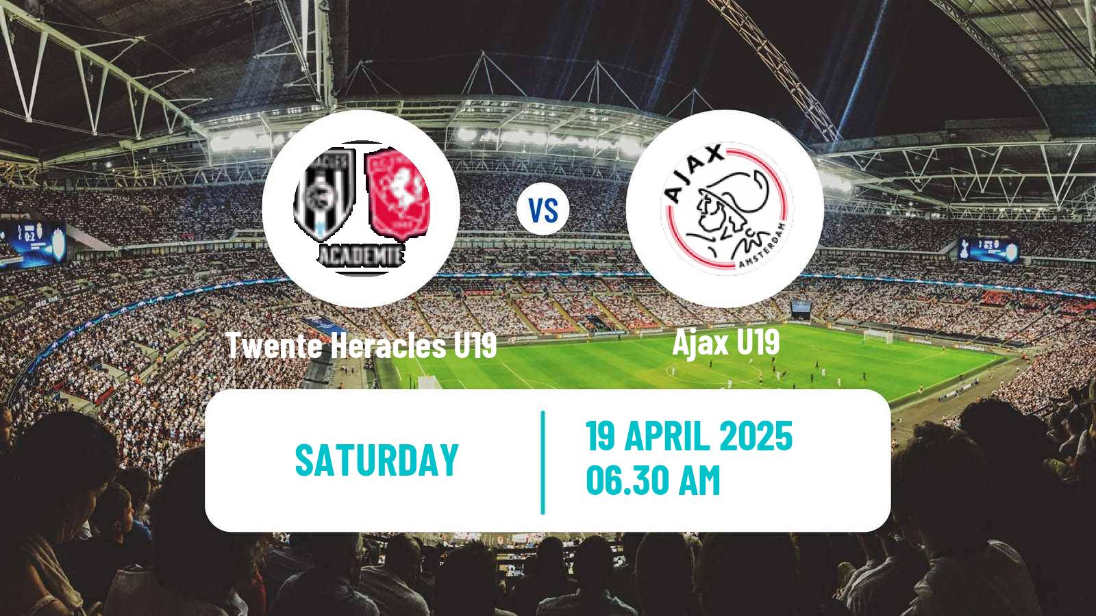 Football Dutch Eredivisie U19 Twente Heracles U19 - Ajax U19