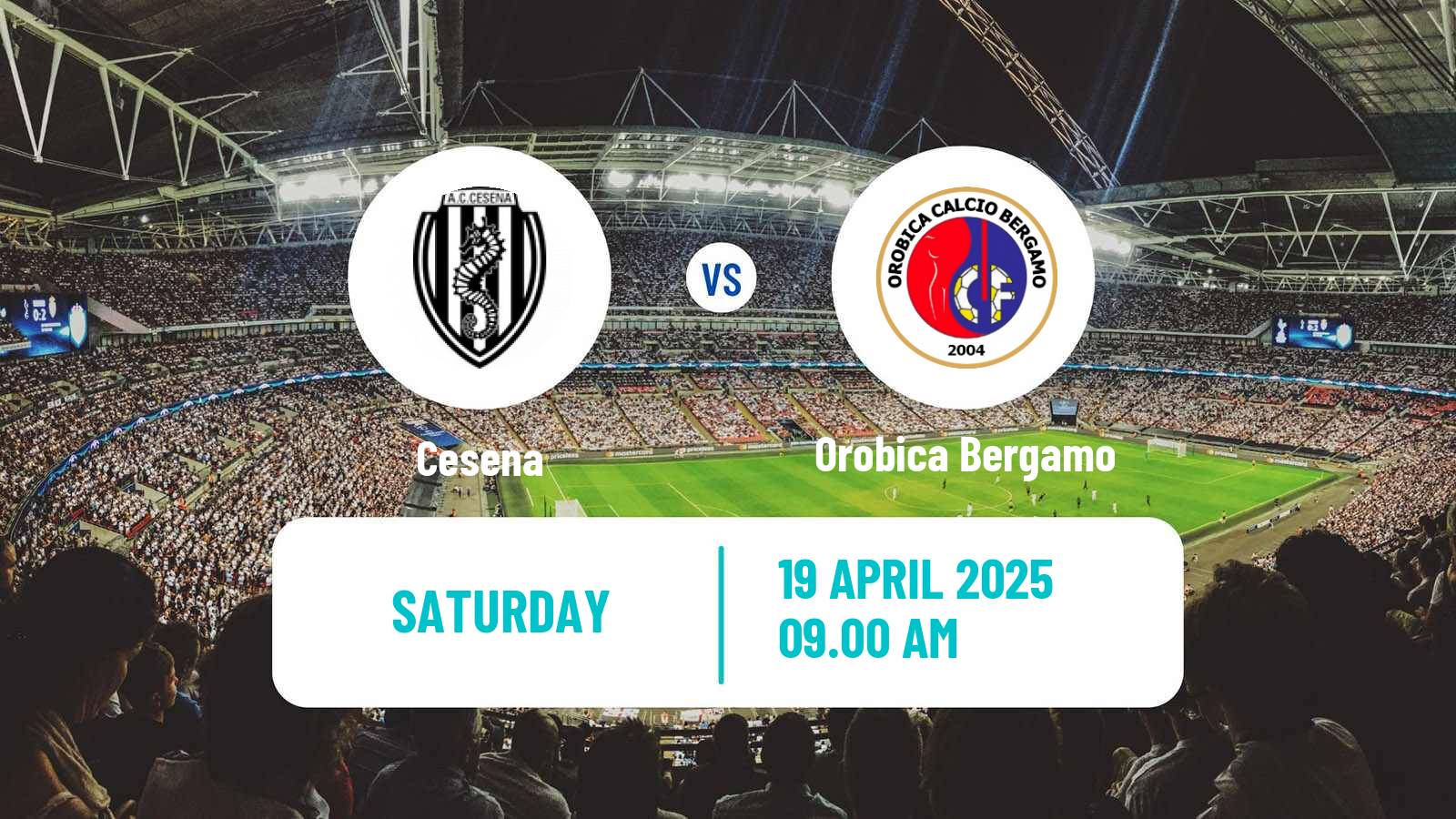 Soccer Italian Serie B Women Cesena - Orobica Bergamo