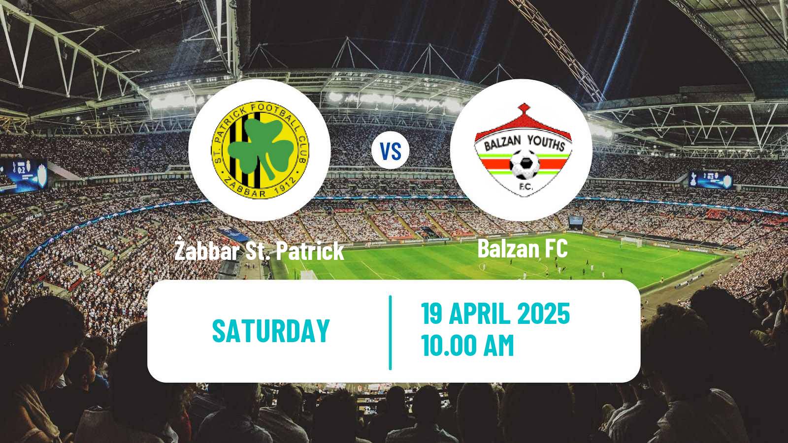 Football Maltese Premier League Żabbar St. Patrick - Balzan