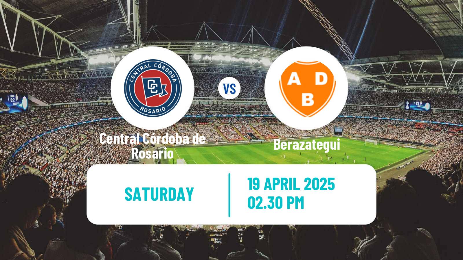 Soccer Argentinian Primera C Central Córdoba de Rosario - Berazategui