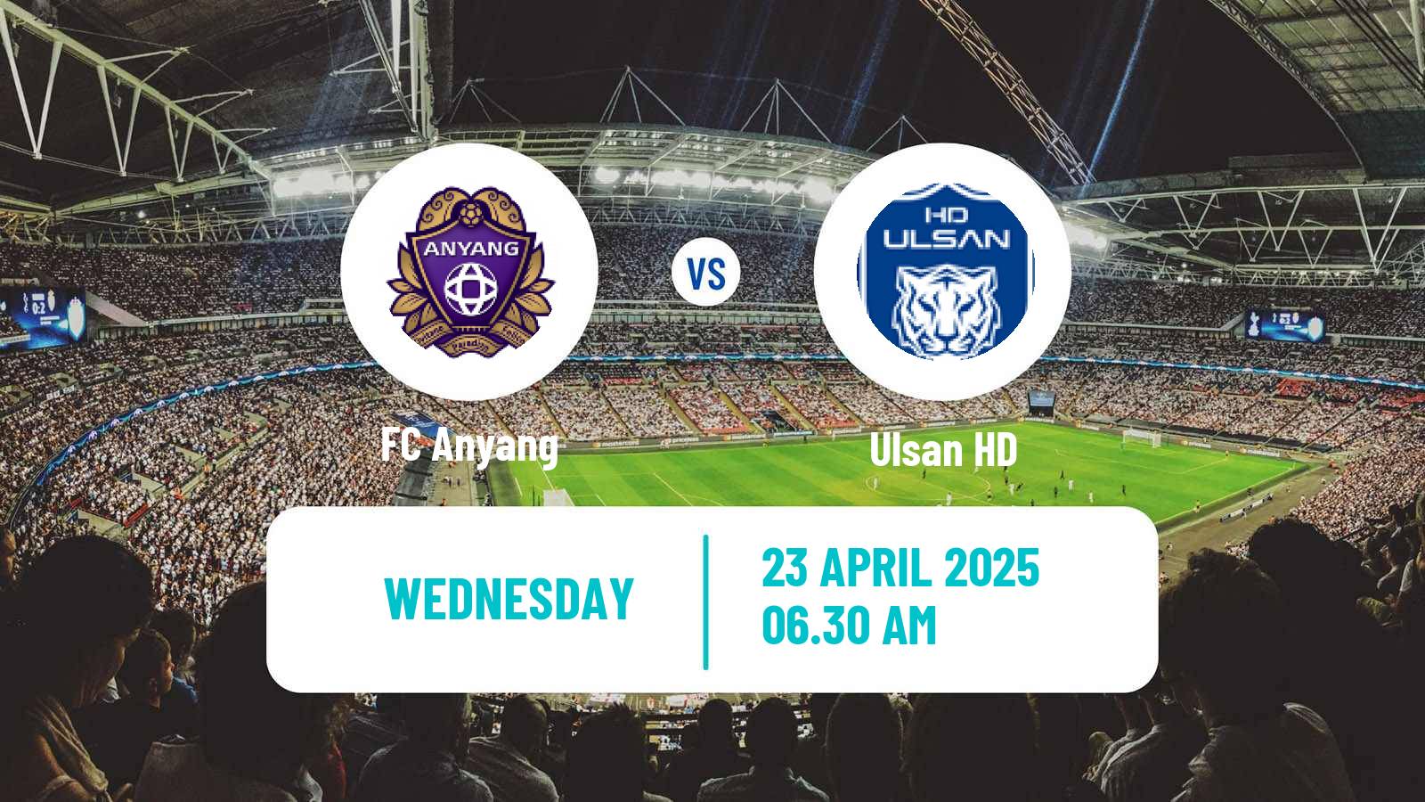 Soccer South Korean K-League 1 Anyang - Ulsan HD