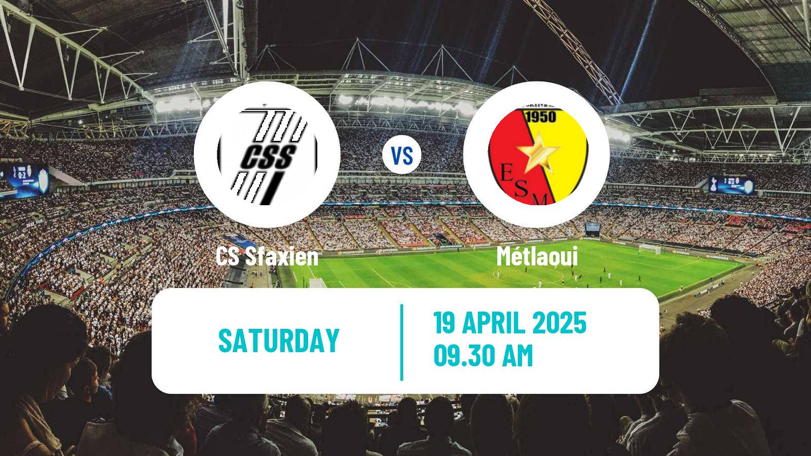 Soccer Tunisian Ligue Professionnelle 1 Sfaxien - Métlaoui