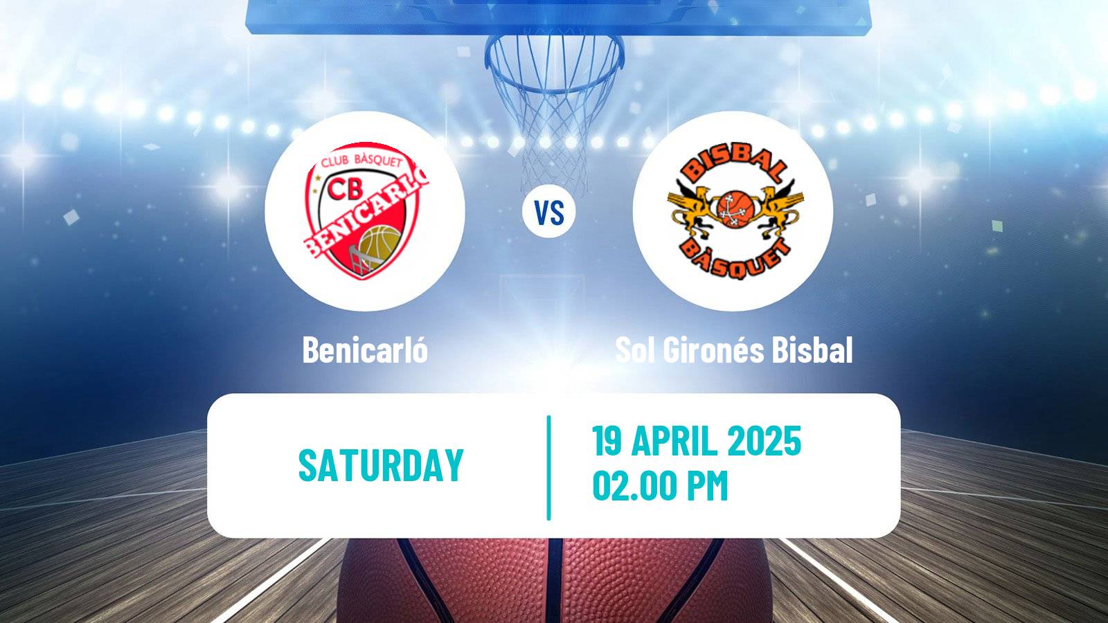 Basketball Spanish LEB Plata Benicarló - Sol Gironés Bisbal