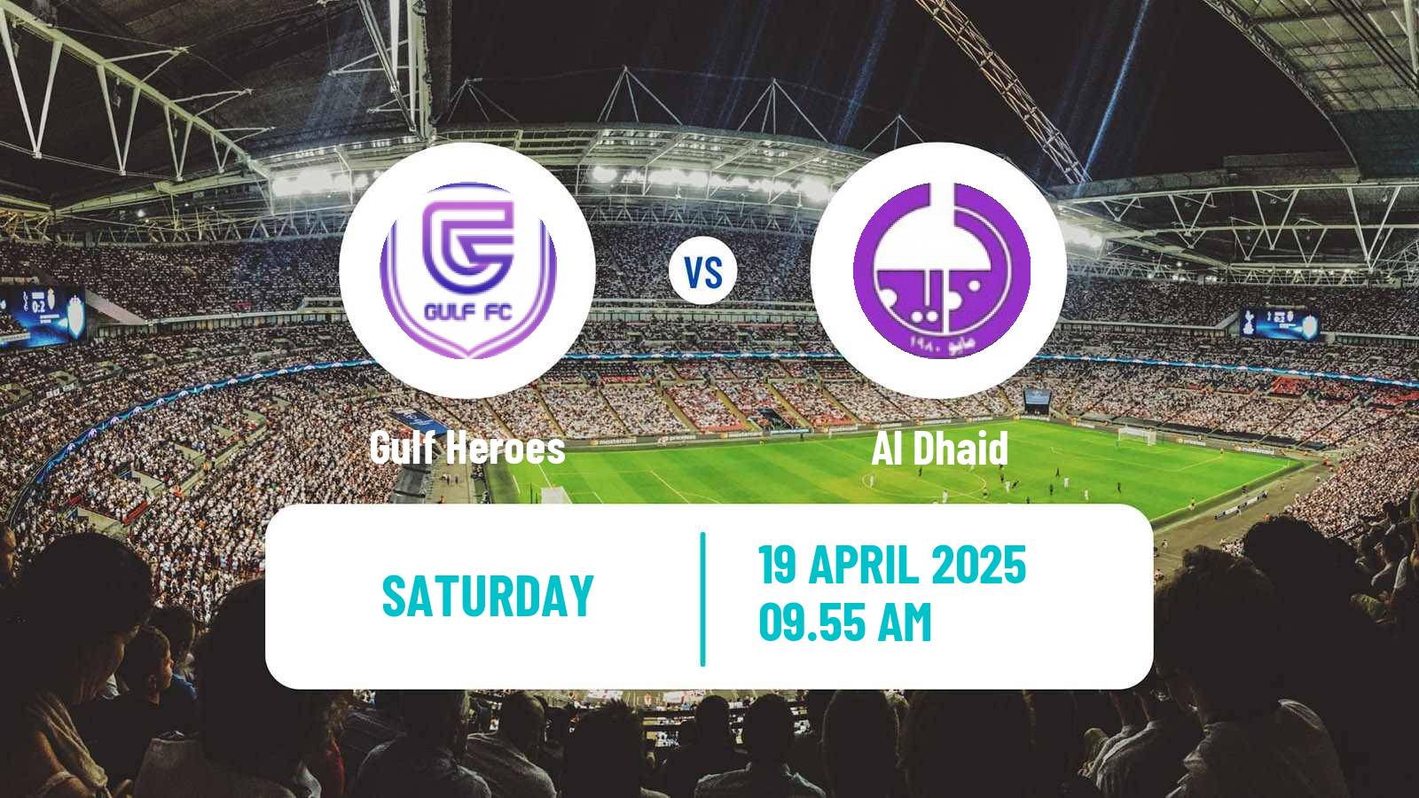 Soccer UAE Division 1 Gulf Heroes - Al Dhaid