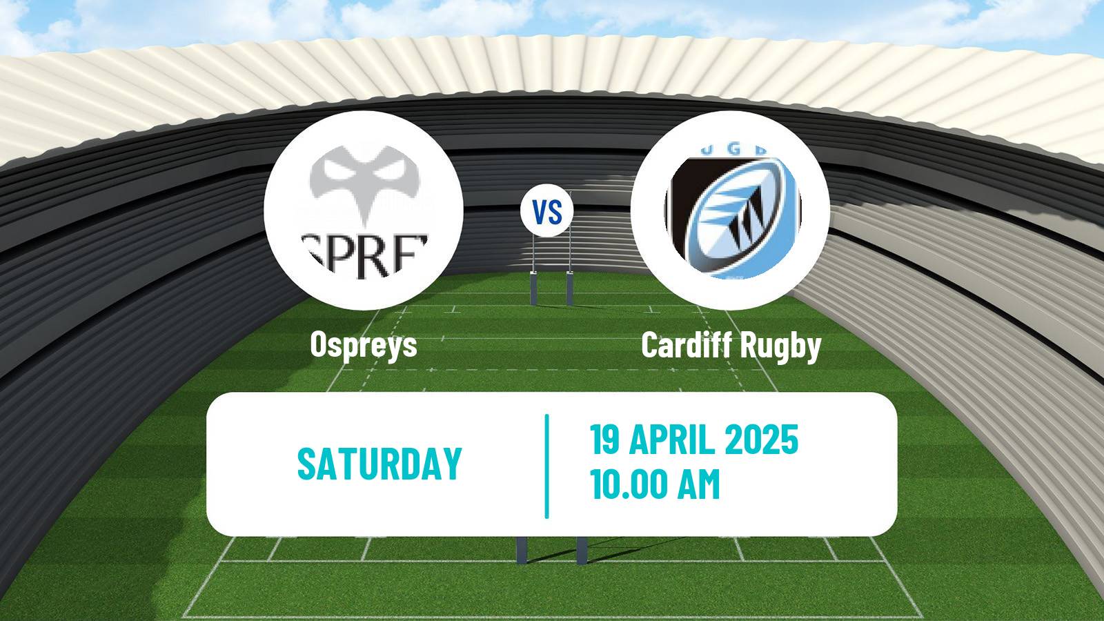 Rugby union United Rugby Championship Ospreys - Cardiff Rugby