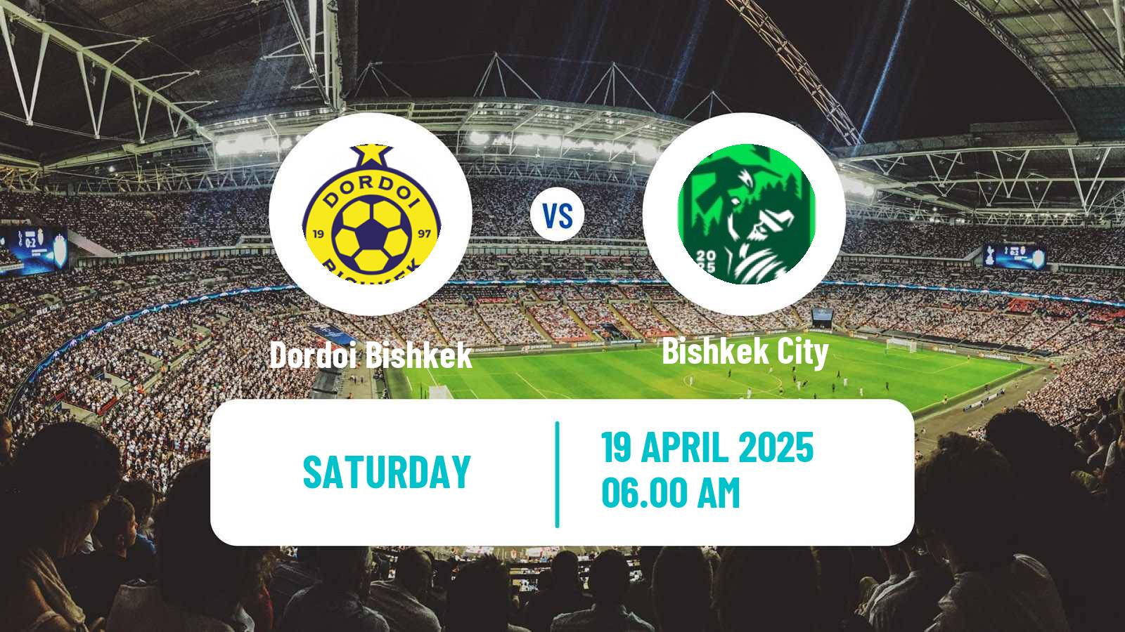 Soccer Kyrgyzstan Premier Liga Dordoi Bishkek - Bishkek City