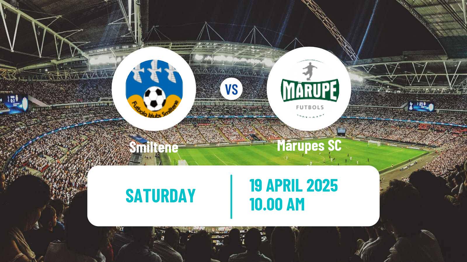 Soccer Latvian 1 Liga Smiltene - Mārupe