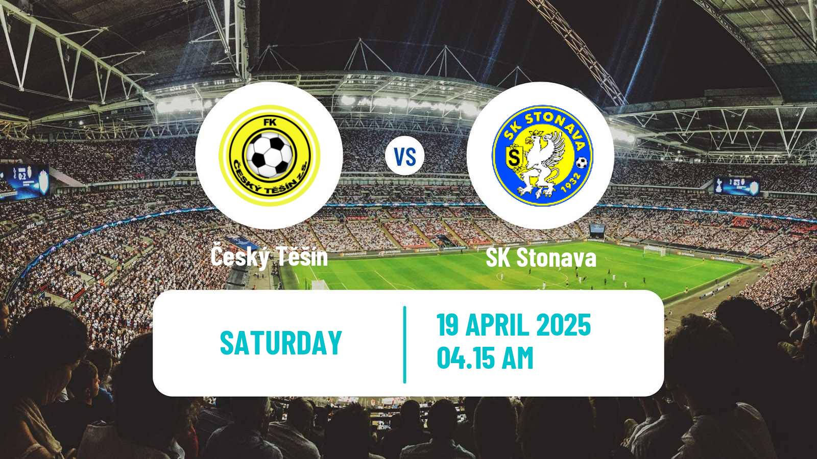 Soccer Czech Moravskoslezsky KP Český Těšín - Stonava