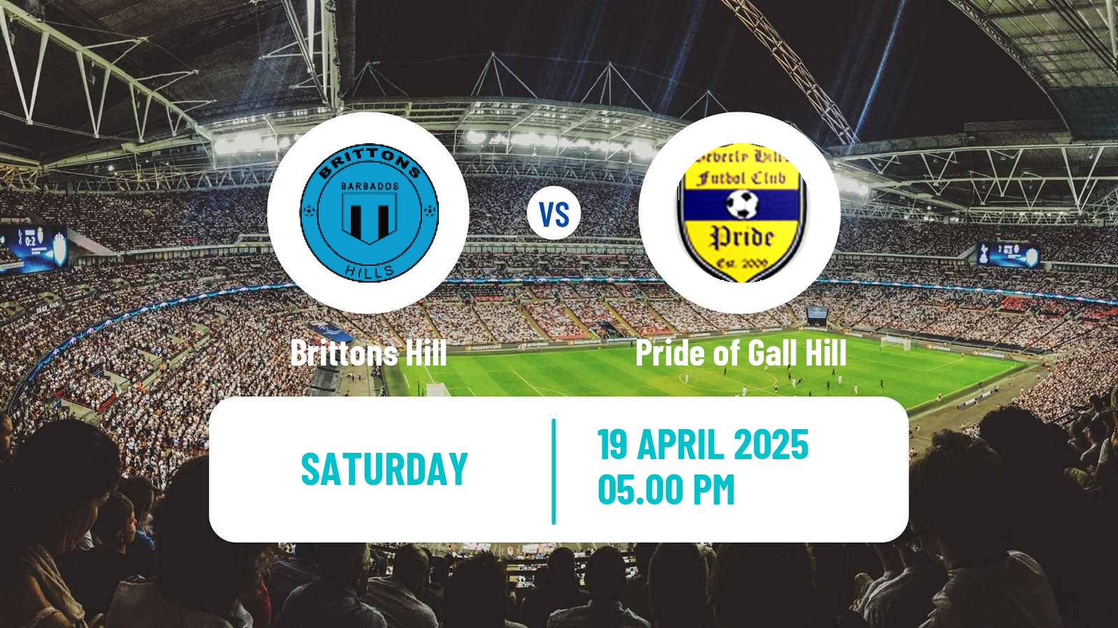 Football Barbados Premier League Brittons Hill - Pride of Gall Hill