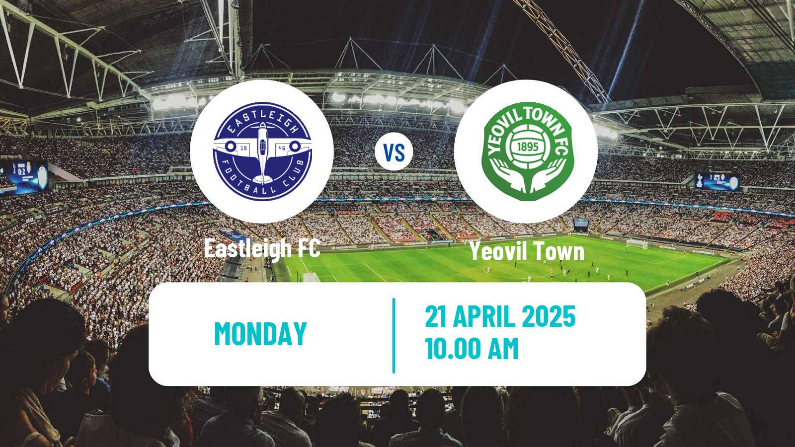 Soccer English National League Eastleigh - Yeovil Town