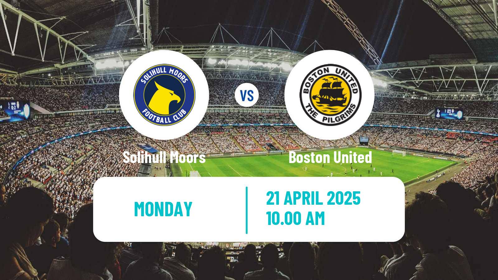 Soccer English National League Solihull Moors - Boston United