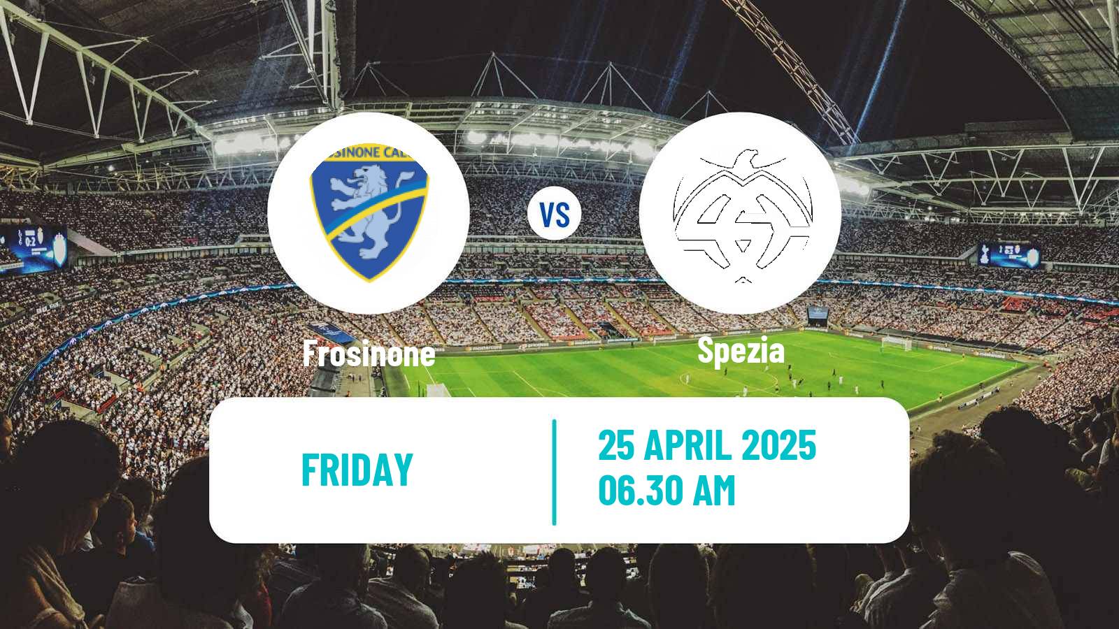 Football Italian Serie B Frosinone - Spezia