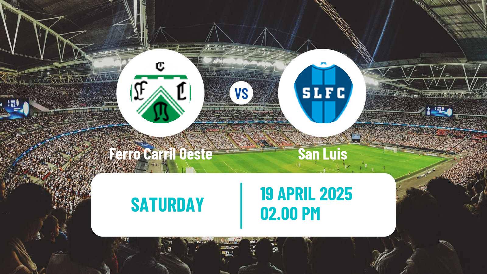 Soccer Argentinian Primera A Women Ferro Carril Oeste - San Luis