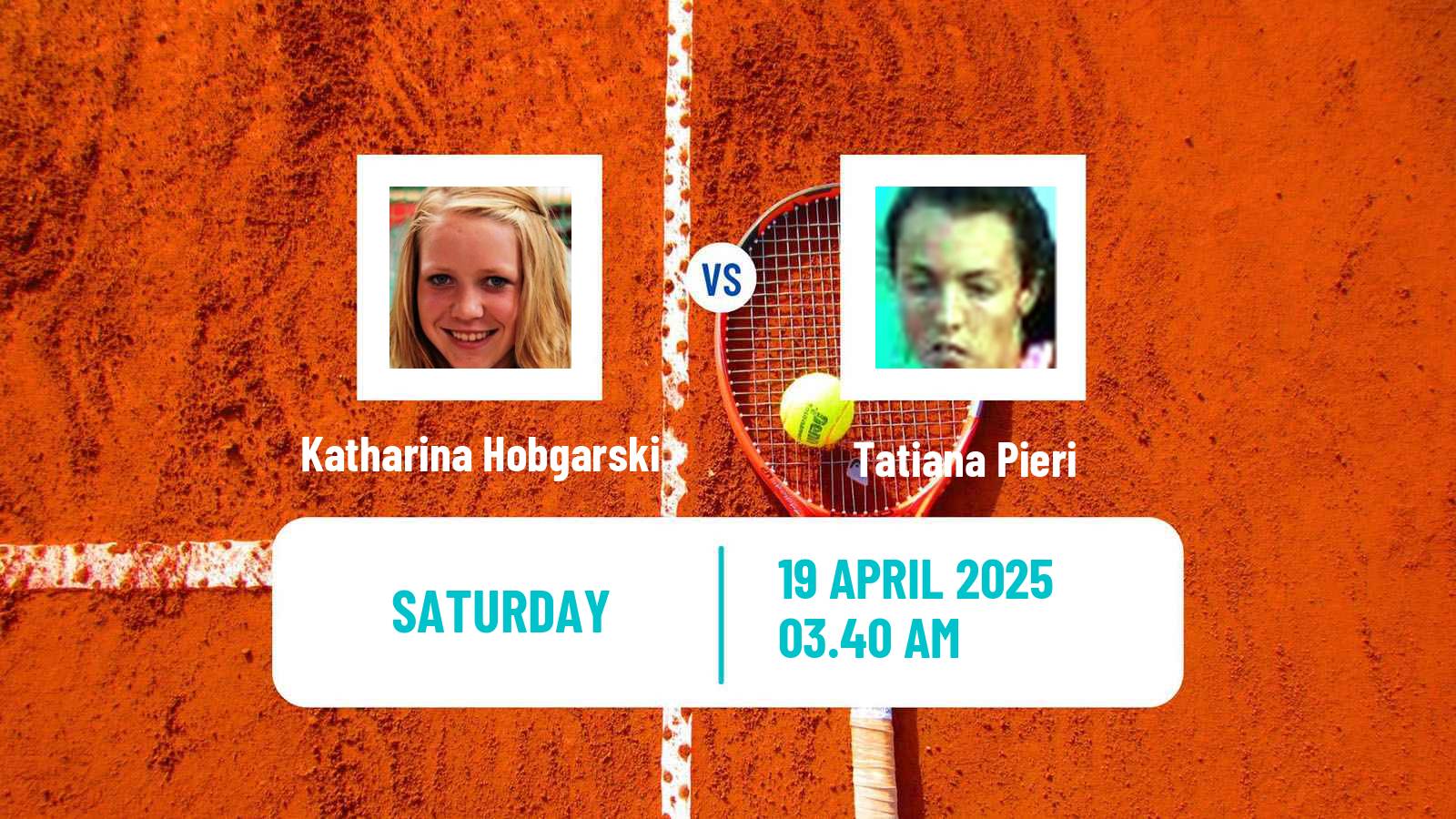 Tennis ITF W35 Santa Margherita Di Pula 3 Women Katharina Hobgarski - Tatiana Pieri