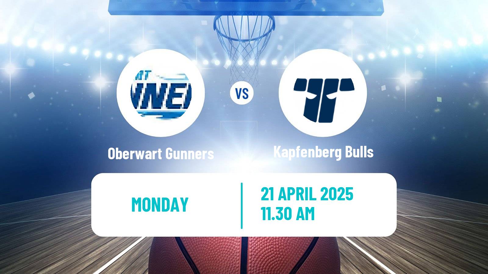 Basketball Austrian Superliga Basketball Oberwart Gunners - Kapfenberg Bulls