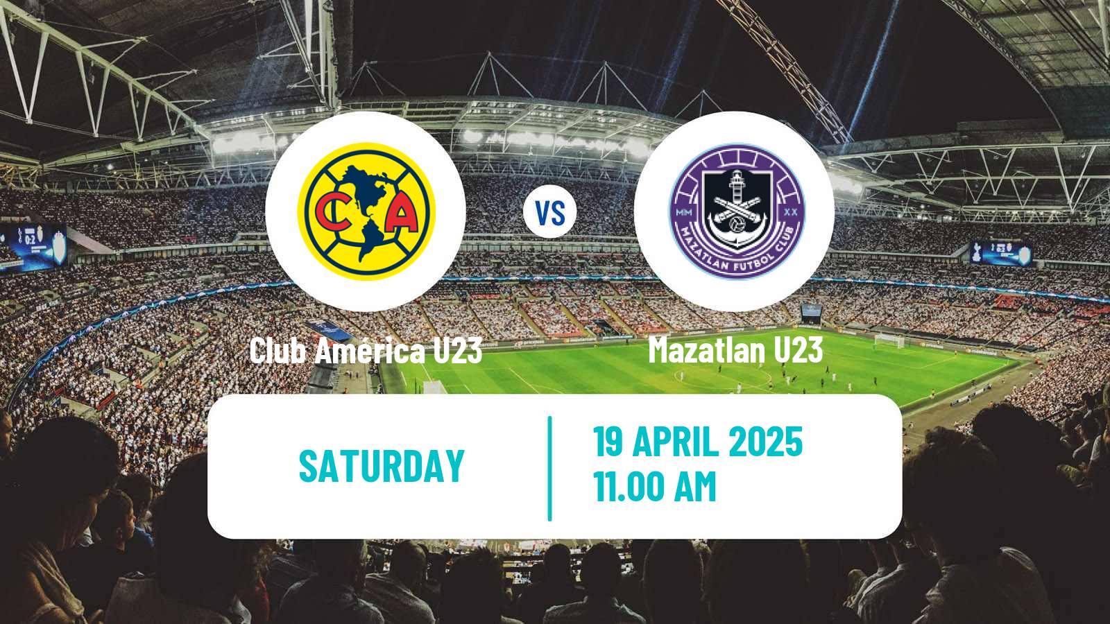 Football Mexican Liga MX U23 Club América U23 - Mazatlan U23