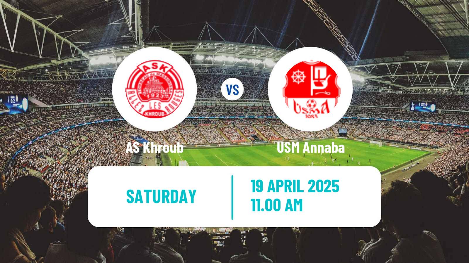 Soccer Algerian Ligue 2 Khroub - Annaba