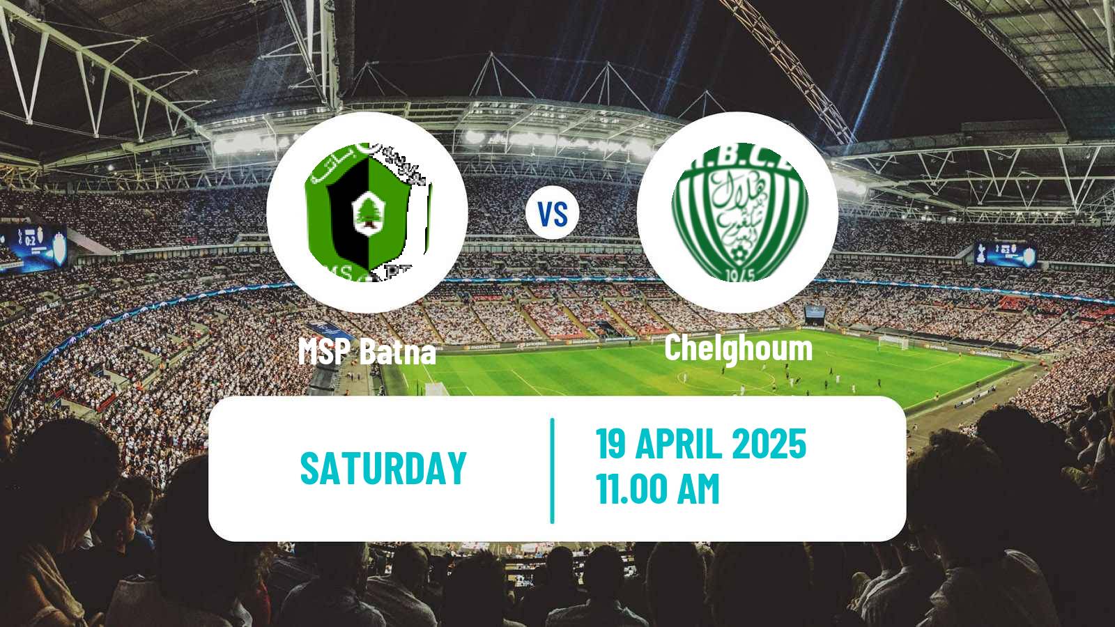 Soccer Algerian Ligue 2 MSP Batna - Chelghoum