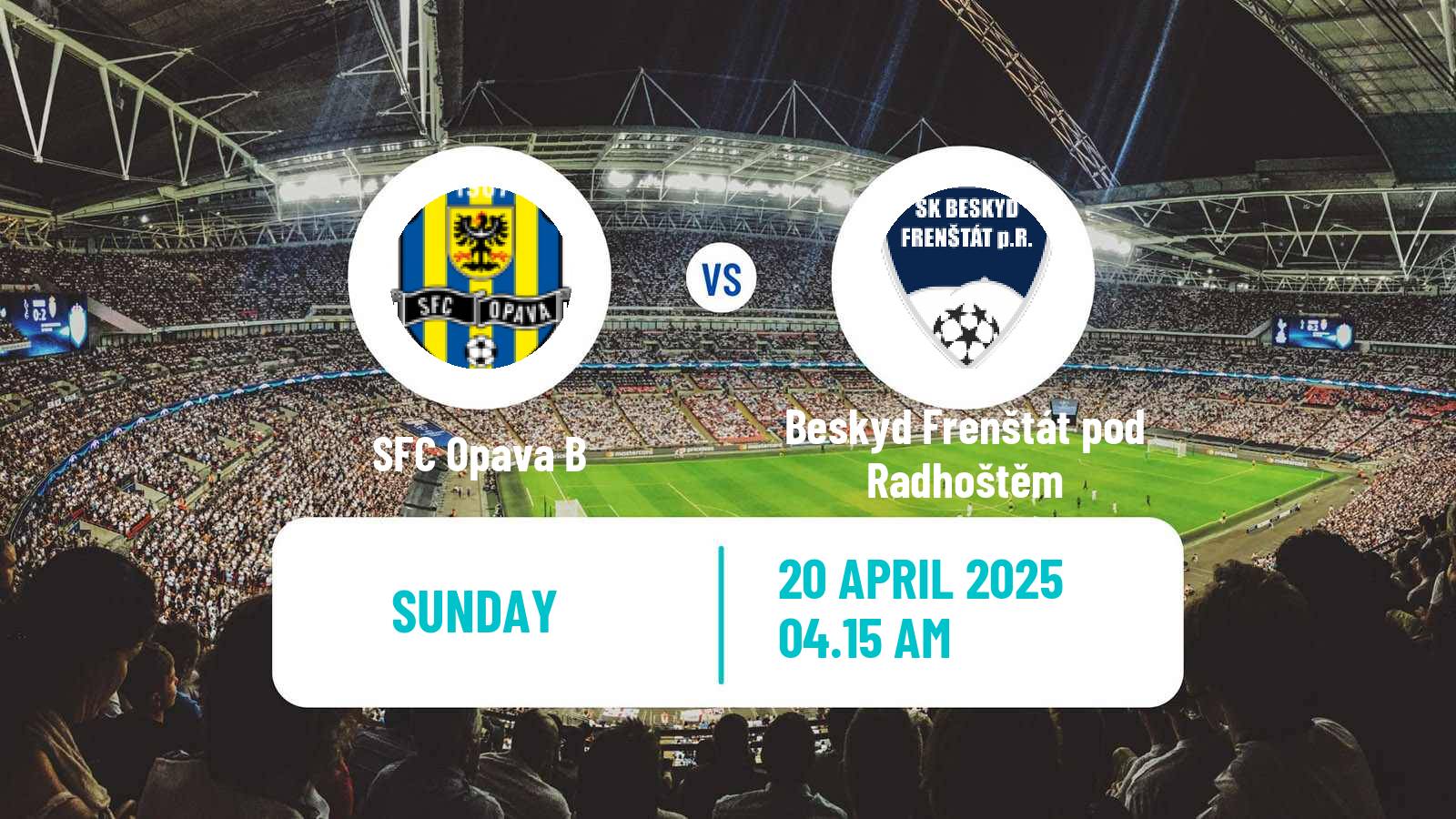 Soccer Czech Division F Opava B - Beskyd Frenštát pod Radhoštěm