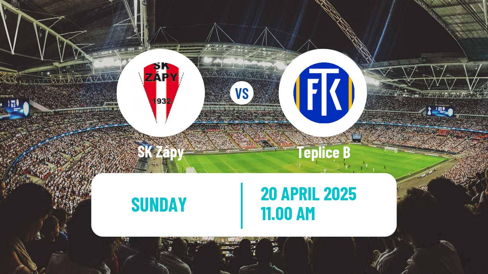 Soccer Czech CFL Group B Zápy - Teplice B