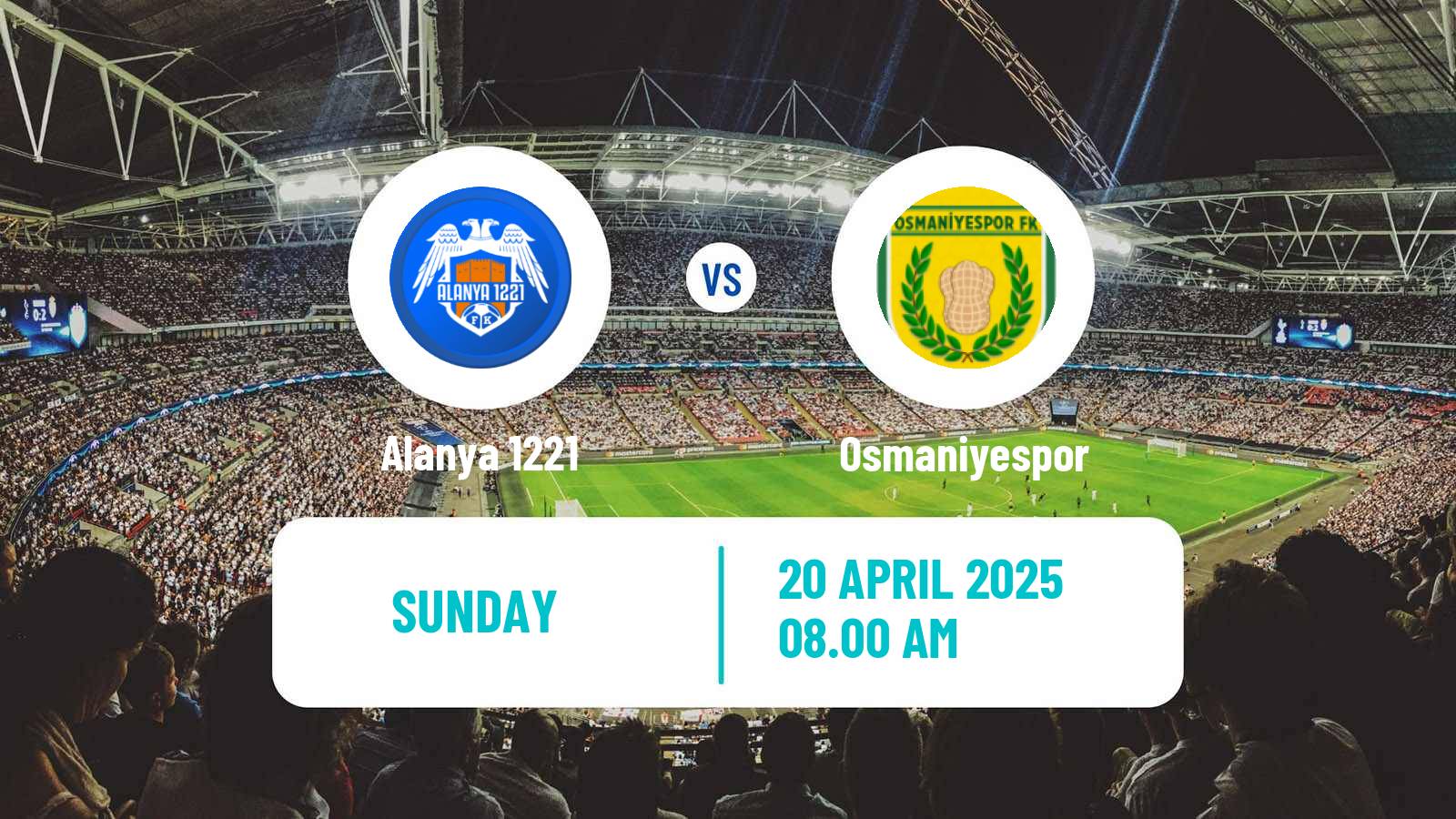 Soccer Turkish 3 Lig Group 3 Alanya 1221 - Osmaniyespor