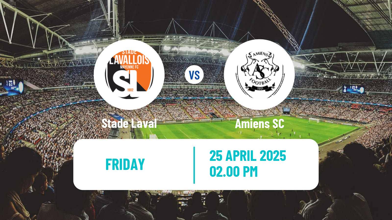 Soccer French Ligue 2 Laval - Amiens