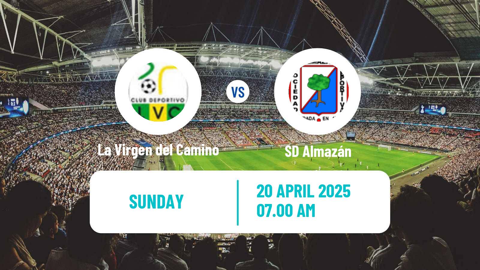 Soccer Spanish Tercera RFEF - Group 8 La Virgen del Camino - Almazán